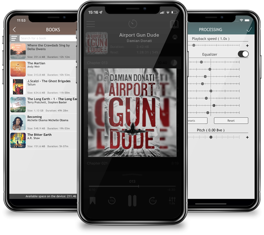 Audiobook Airport Gun Dude by Damian Donati