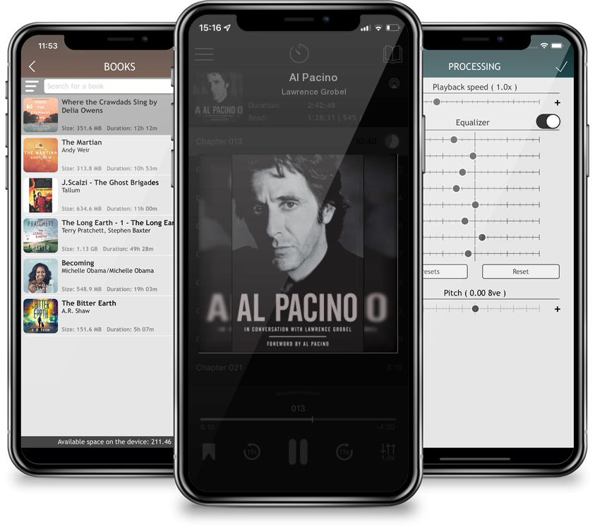 Listen Al Pacino by Lawrence Grobel in MP3 Audiobook Player for free