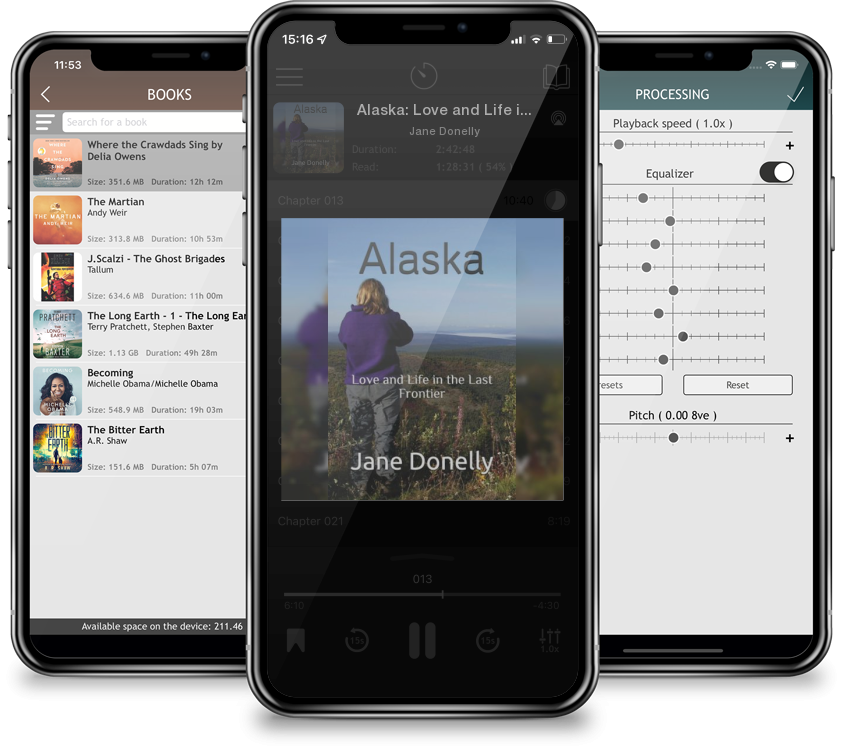 Audiobook Alaska: Love and Life in the Last Frontier by Jane Donelly