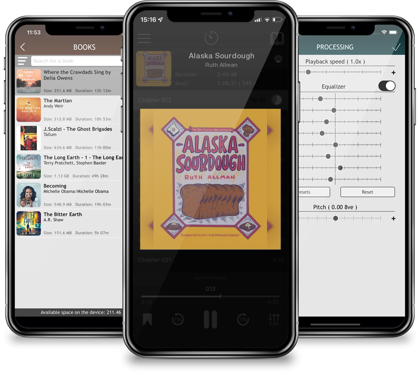 Listen Alaska Sourdough by Ruth Allman in MP3 Audiobook Player for free