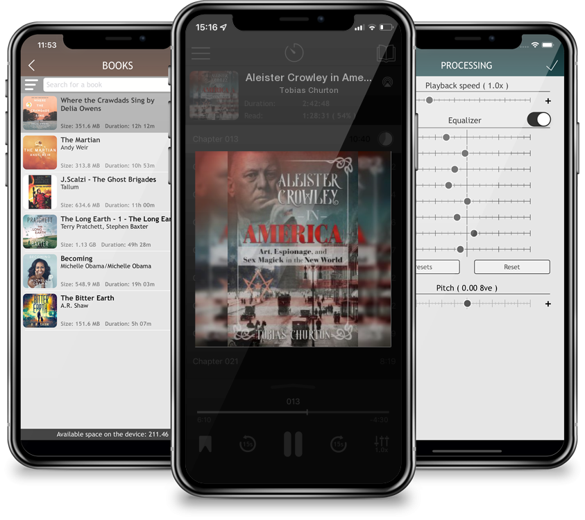 Audiobook Aleister Crowley in America: Art, Espionage, and Sex Magick in the New World by Tobias Churton