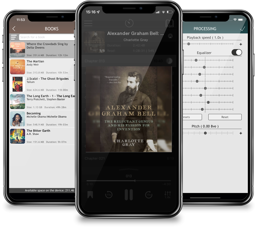 Audiobook Alexander Graham Bell: The Reluctant Genius and His Passion for Invention by Charlotte Gray