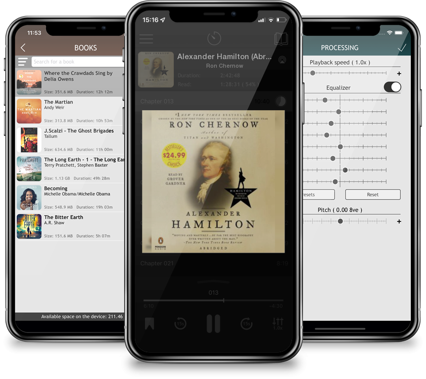 Audiobook Alexander Hamilton (Abridged / CD-Audio) by Ron Chernow