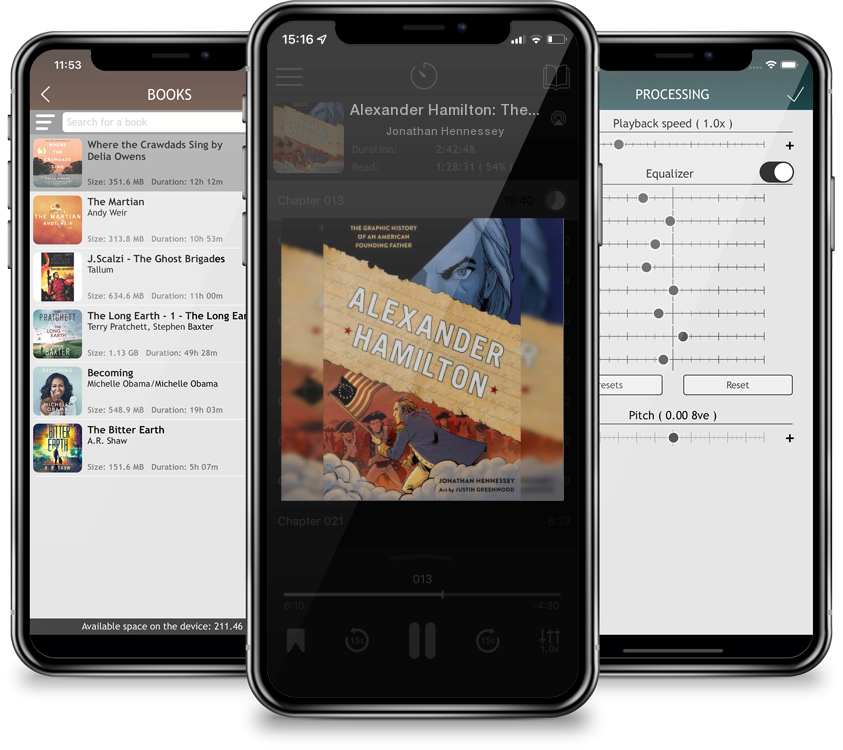 Audiobook Alexander Hamilton: The Graphic History of an American Founding Father by Jonathan Hennessey