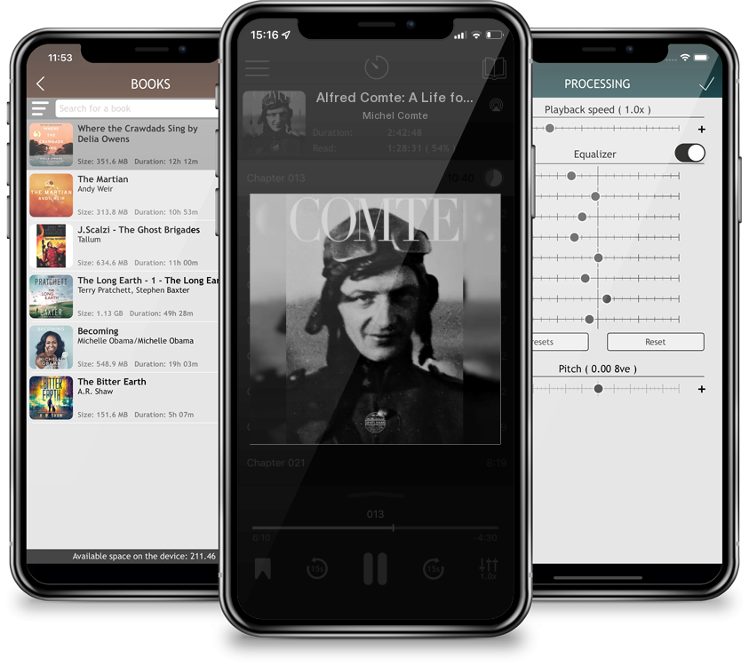 Audiobook Alfred Comte: A Life for Aviation by Michel Comte