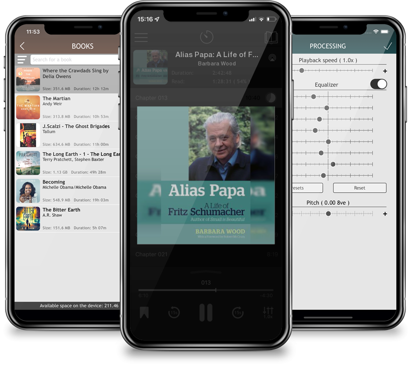 Audiobook Alias Papa: A Life of Fritz Schumacher by Barbara Wood