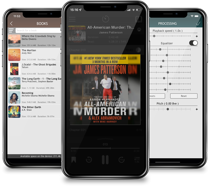 Audiobook All-American Murder: The Rise and Fall of Aaron Hernandez, the Superstar Whose Life Ended on Murderers\' Row (James Patterson True Crime #1) by James Patterson