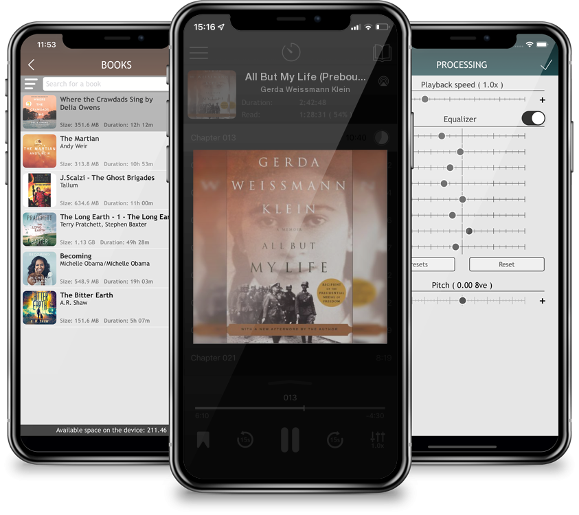 Audiobook All But My Life (Prebound) by Gerda Weissmann Klein