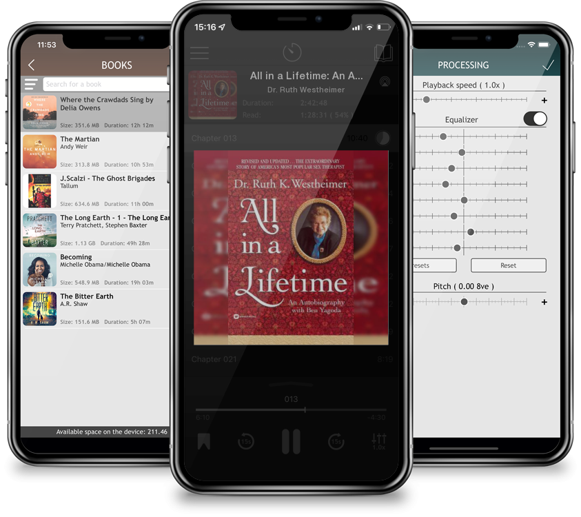 Audiobook All in a Lifetime: An Autobiography by Dr. Ruth Westheimer