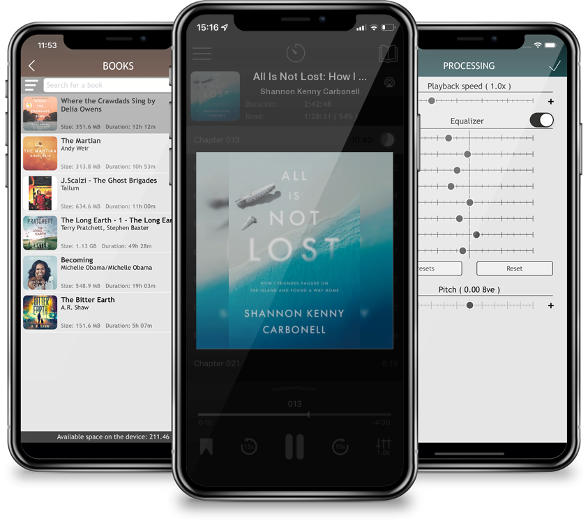 Audiobook All Is Not Lost: How I Friended Failure on the Island and Found a Way Home by Shannon Kenny Carbonell