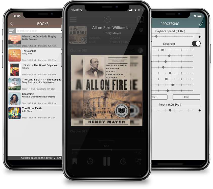 Audiobook All on Fire: William Lloyd Garrison and the Abolition of Slavery by Henry Mayer