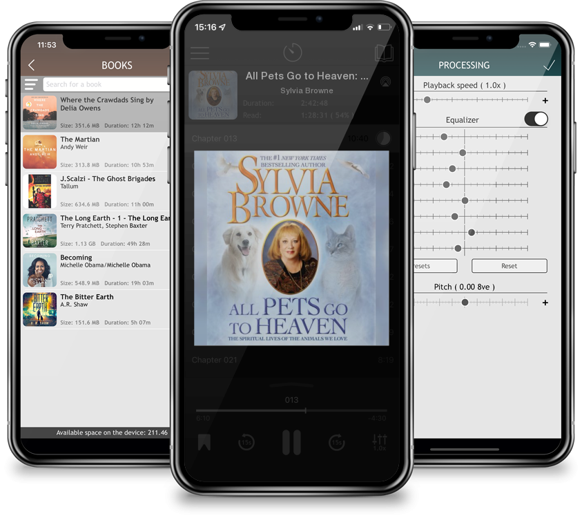 Listen All Pets Go to Heaven: The Spiritual Lives of the Animals We Love (CD-Audio) by Sylvia Browne in MP3 Audiobook Player for free