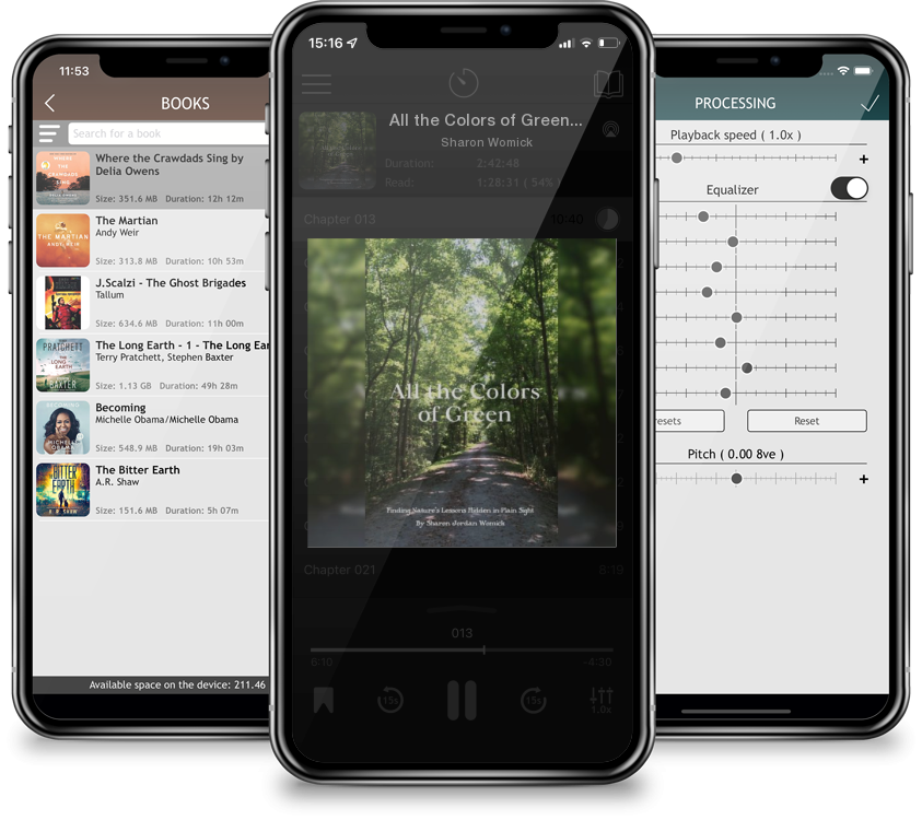Audiobook All the Colors of Green: Finding nature\'s lessons hidden in plain sight by Sharon Womick