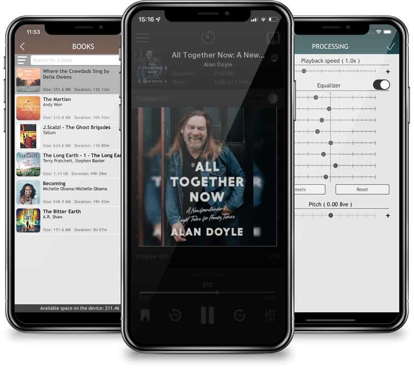Audiobook All Together Now: A Newfoundlander\'s Light Tales for Heavy Times by Alan Doyle