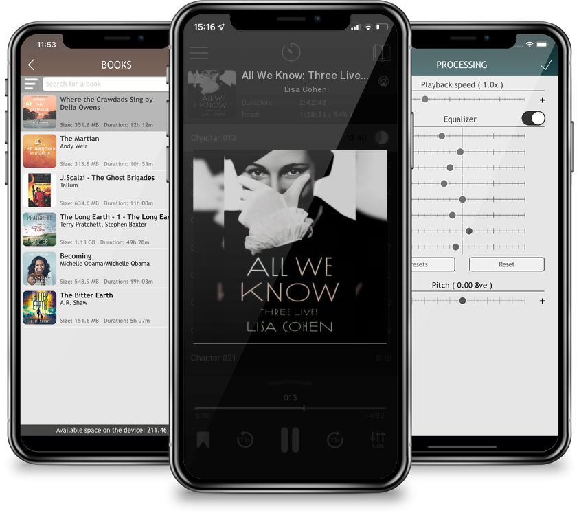 Audiobook All We Know: Three Lives by Lisa Cohen