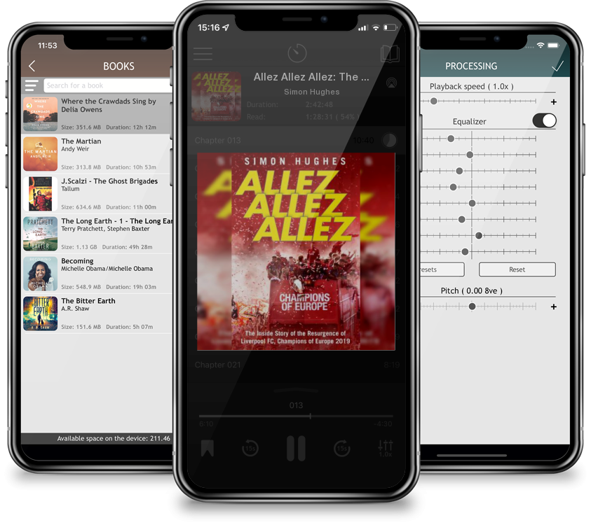 Audiobook Allez Allez Allez: The Inside Story of the Resurgence of Liverpool FC, Champions of Europe 2019 by Simon Hughes