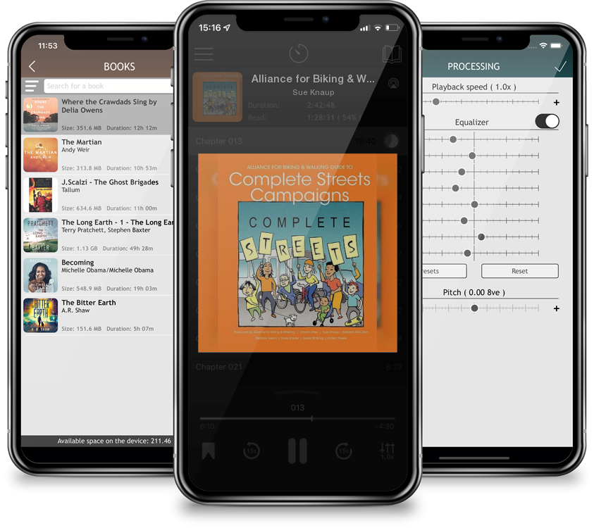 Audiobook Alliance for Biking & Walking Guide to Complete Streets Campaigns by Sue Knaup