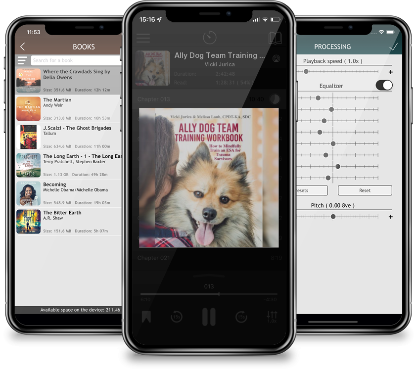 Audiobook Ally Dog Team Training Workbook: How to Mindfully Train an ESA for Trauma Survivors by Vicki Jurica