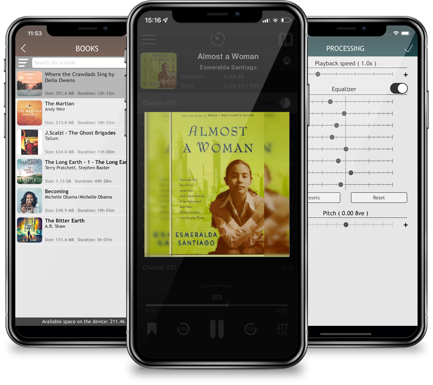 Audiobook Almost a Woman by Esmeralda Santiago