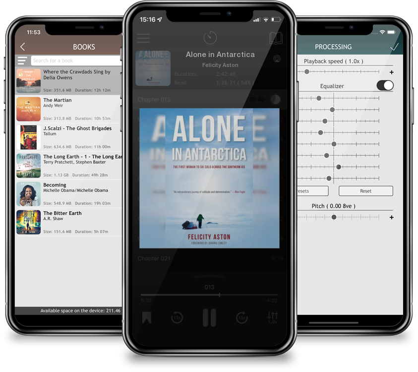 Audiobook Alone in Antarctica by Felicity Aston