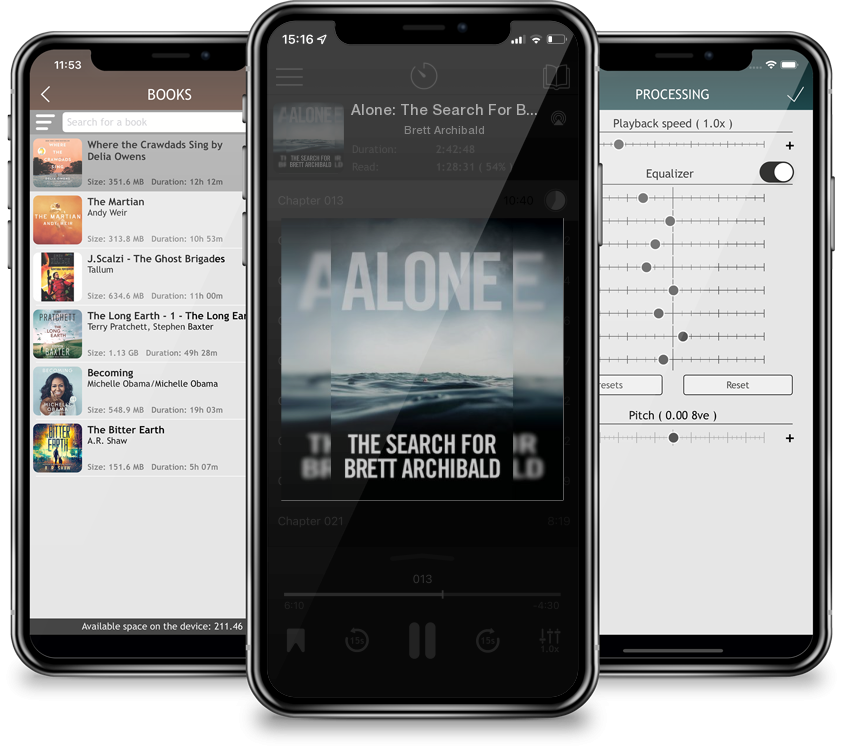 Audiobook Alone: The Search For Brett Archibald by Brett Archibald