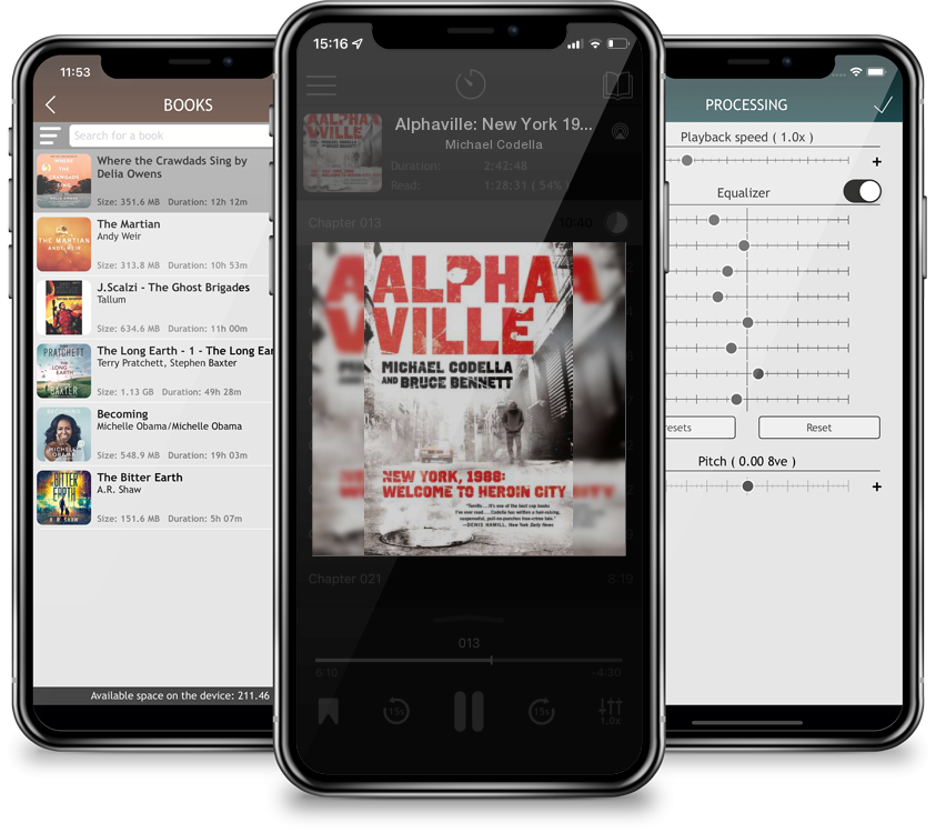 Audiobook Alphaville: New York 1988: Welcome to Heroin City by Michael Codella