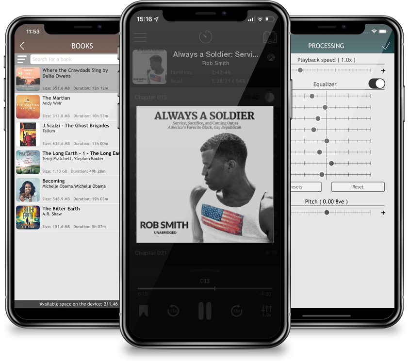 Audiobook Always a Soldier: Service, Sacrifice, and Coming Out as America\'s Favorite Black, Gay Republican (MP3 CD) by Rob Smith