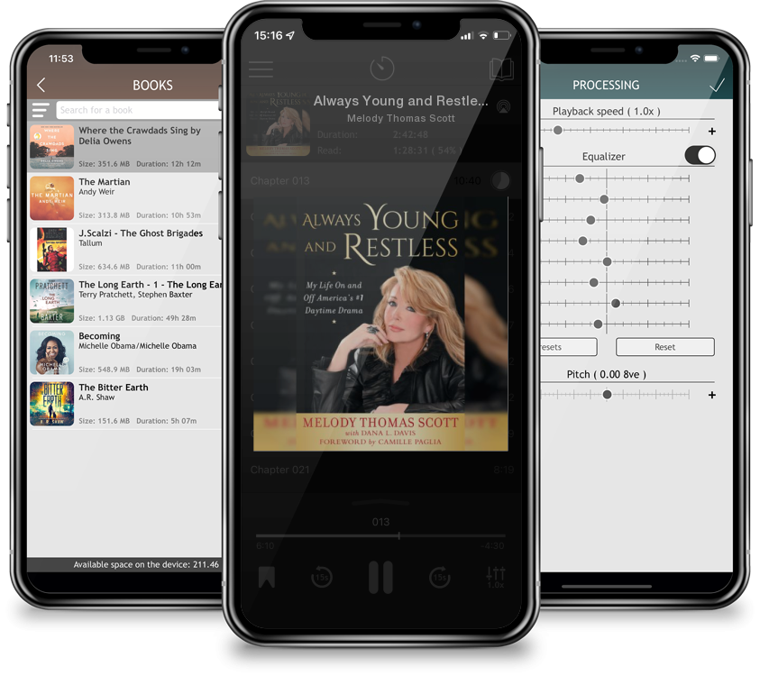 Listen Always Young and Restless: My Life on and Off America's #1 Daytime Drama by Melody Thomas Scott in MP3 Audiobook Player for free
