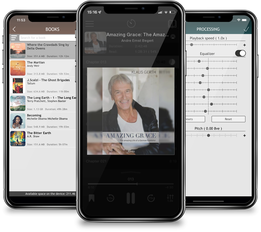 Audiobook Amazing Grace: The Amazing Life of a German Publisher by Andre Ernst Begert