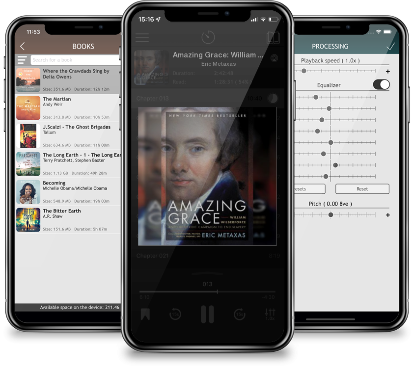Audiobook Amazing Grace: William Wilberforce and the Heroic Campaign to End Slavery by Eric Metaxas