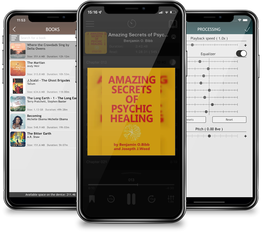 Audiobook Amazing Secrets of Psychic Healing by Benjamin O. Bibb