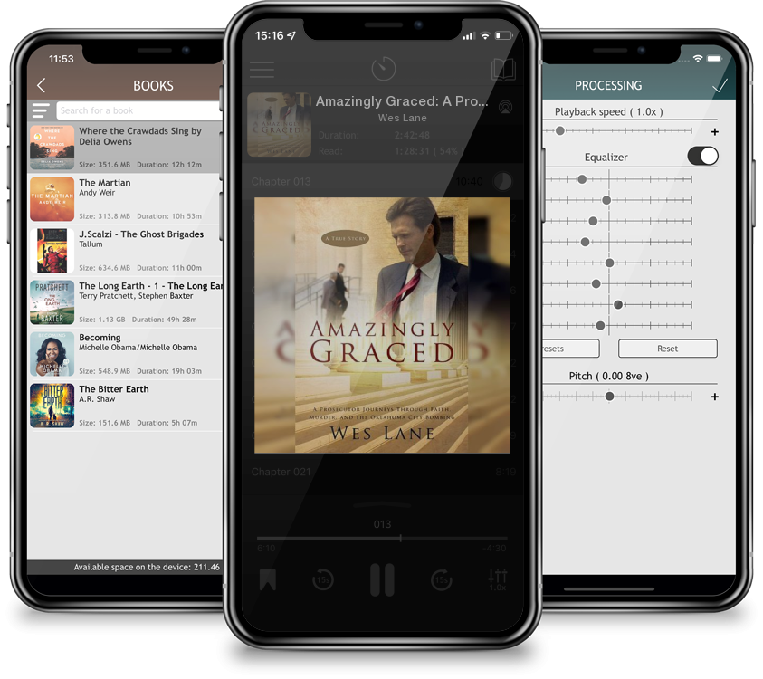 Audiobook Amazingly Graced: A Prosecutor Journeys Through Faith, Murder, and the Oklahoma City Bombing by Wes Lane