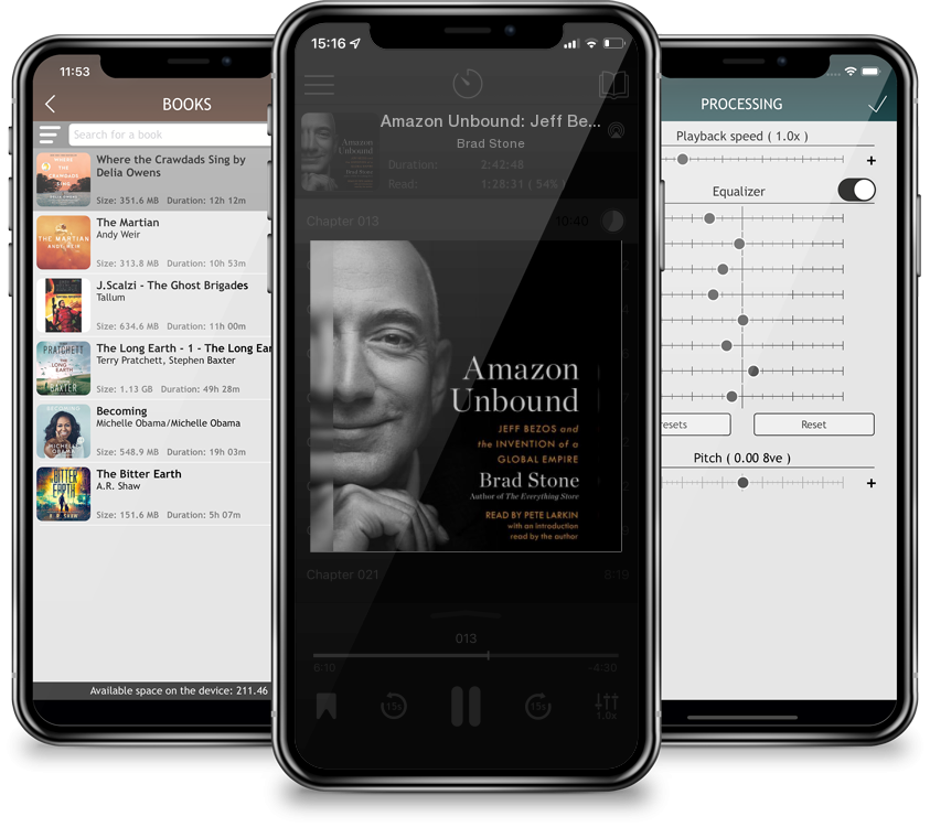 Audiobook Amazon Unbound: Jeff Bezos and the Invention of a Global Empire (CD-Audio) by Brad Stone