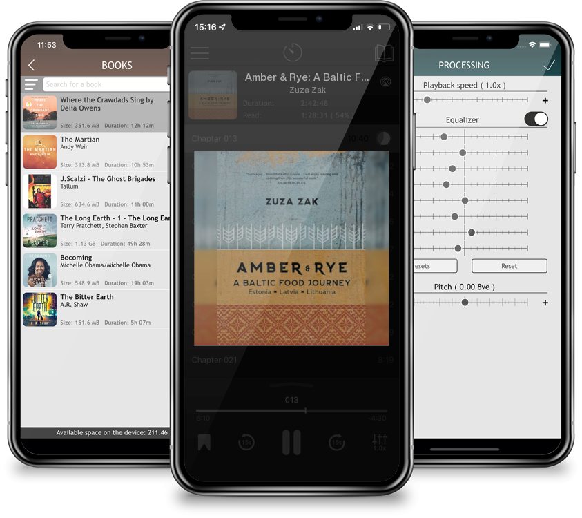 Audiobook Amber & Rye: A Baltic Food Journey: Estonia • Latvia • Lithuania by Zuza Zak