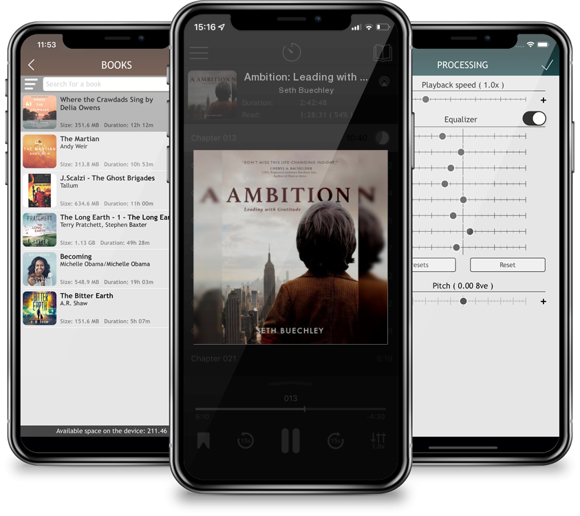 Listen Ambition: Leading with Gratitude by Seth Buechley in MP3 Audiobook Player for free