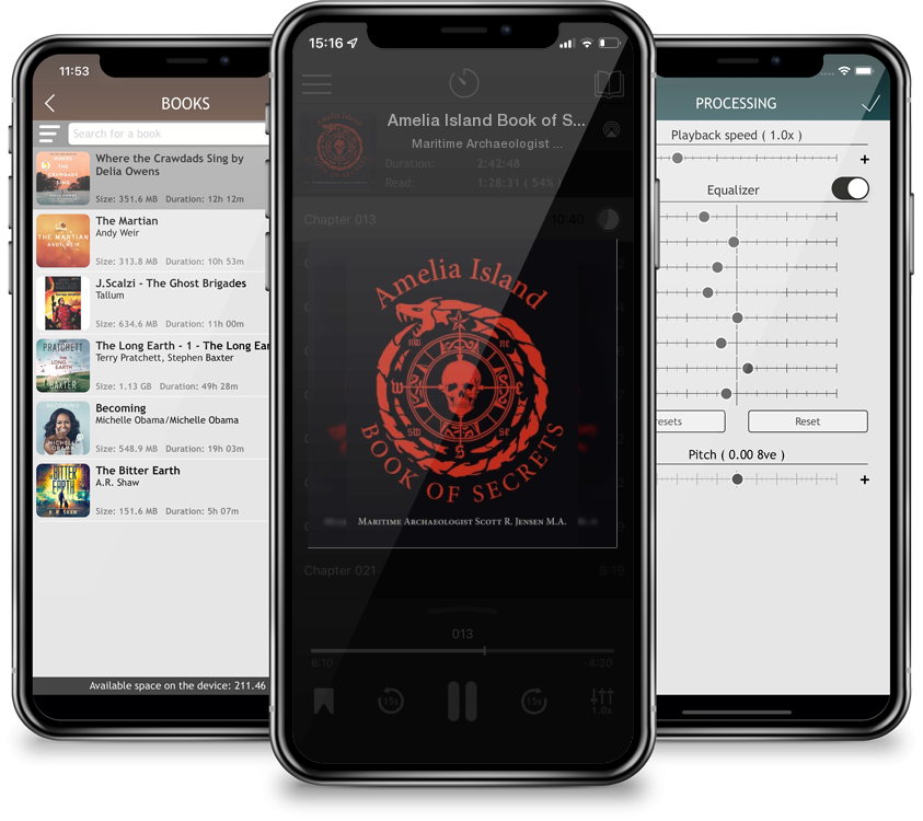 Audiobook Amelia Island Book of Secrets by Maritime Archaeologist Sco Jensen M. a.