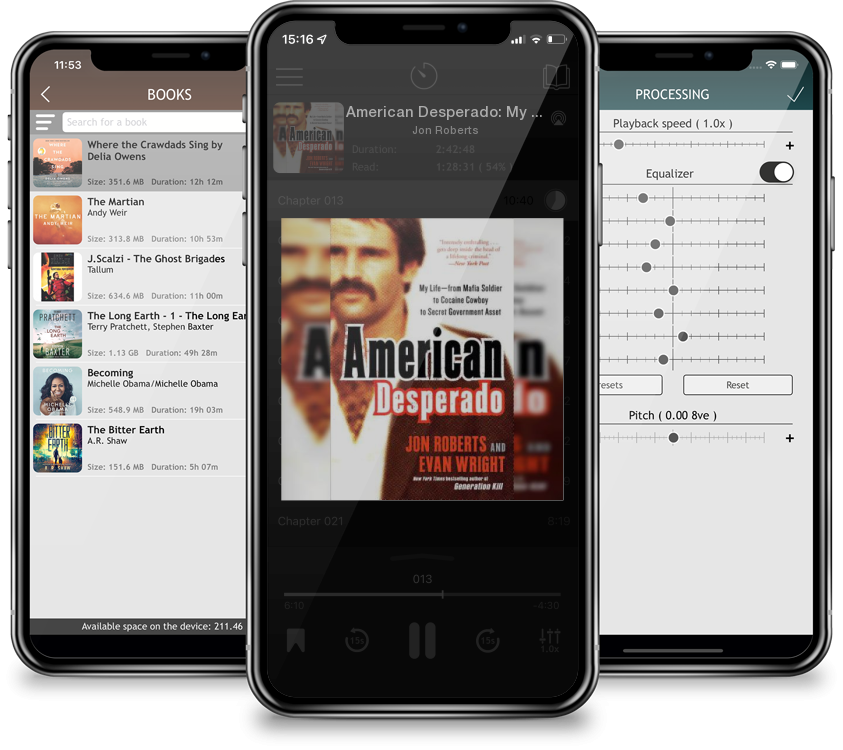 Audiobook American Desperado: My Life--From Mafia Soldier to Cocaine Cowboy to Secret Government Asset by Jon Roberts