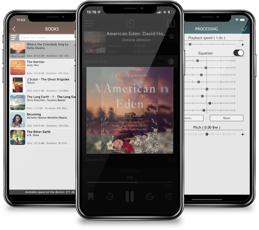 Audiobook American Eden: David Hosack, Botany, and Medicine in the Garden of the Early Republic by Victoria Johnson