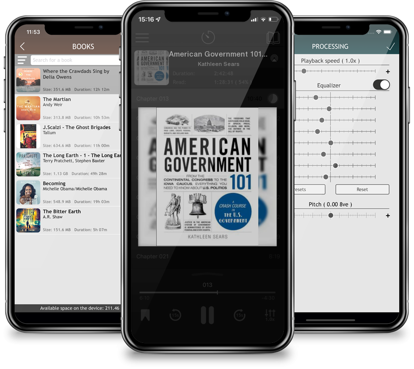 Audiobook American Government 101: From the Continental Congress to the Iowa Caucus, Everything You Need to Know About US Politics (Adams 101) by Kathleen Sears