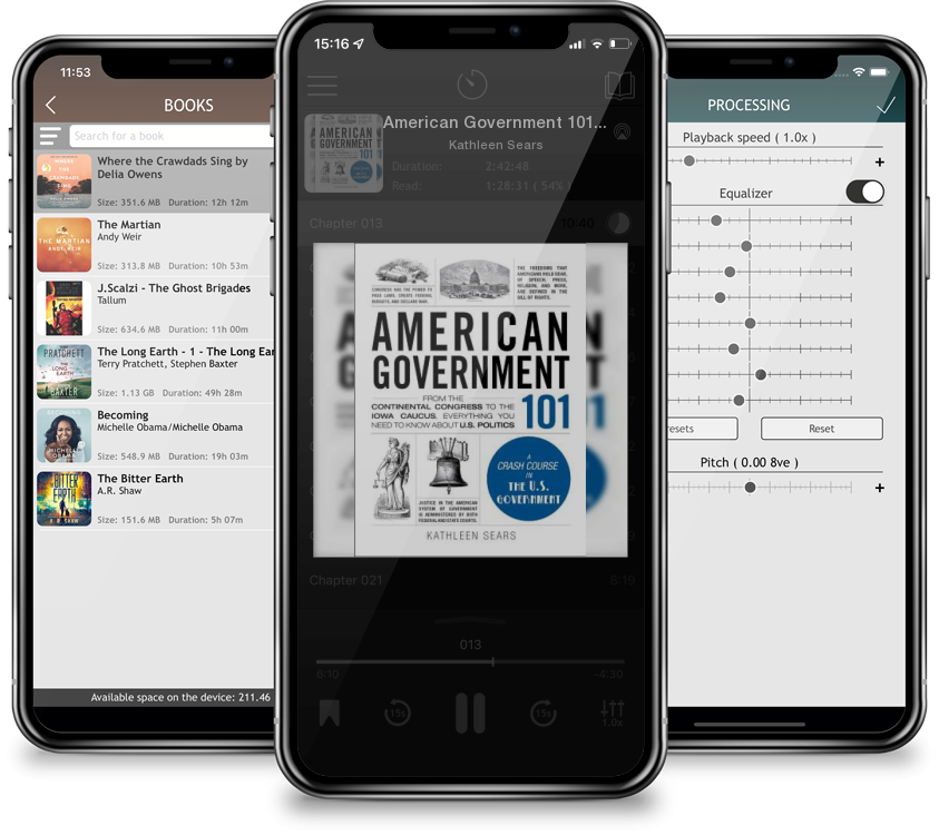 Listen American Government 101: From the Continental Congress to the Iowa Caucus, Everything You Need to Know About US Politics (Adams 101) by Kathleen Sears in MP3 Audiobook Player for free
