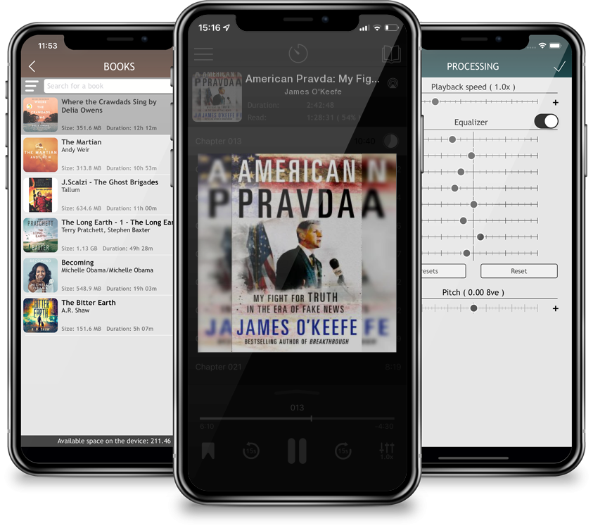 Audiobook American Pravda: My Fight for Truth in the Era of Fake News by James O'Keefe