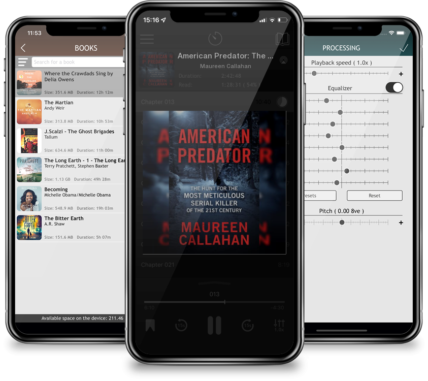 Audiobook American Predator: The Hunt for the Most Meticulous Serial Killer of the 21st Century (Large Print / Library Binding) by Maureen Callahan