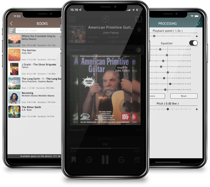 Audiobook American Primitive Guitar [With 3 CDs] (Stefan Grossman\'s Guitar Workshop Audio) by John Fahey