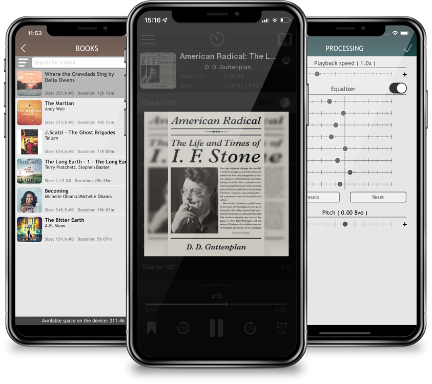 Audiobook American Radical: The Life and Times of I. F. Stone by D. D. Guttenplan