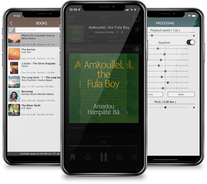 Listen Amkoullel, the Fula Boy by Amadou Hampâté Bâ in MP3 Audiobook Player for free