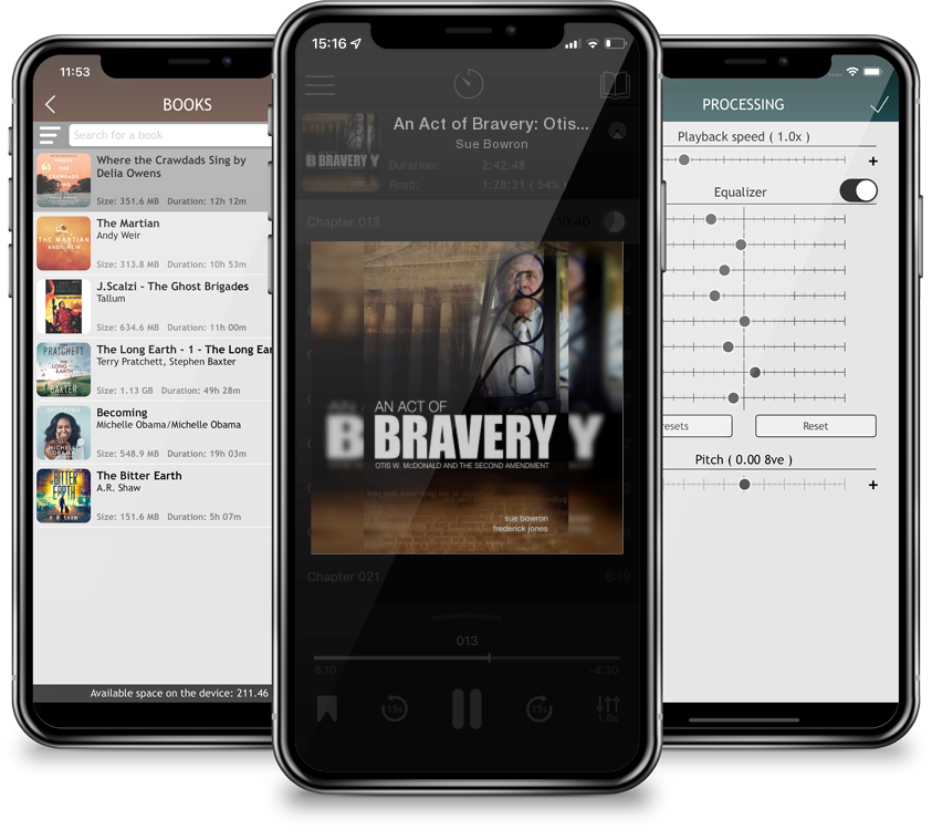 Audiobook An Act of Bravery: Otis W. McDonald and the Second Amendment by Sue Bowron