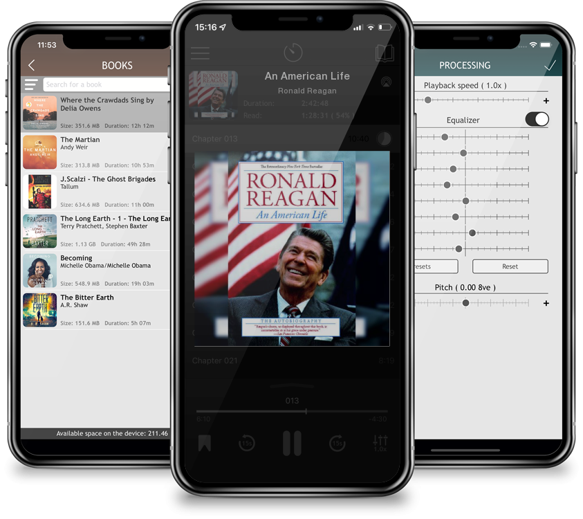 Listen An American Life by Ronald Reagan in MP3 Audiobook Player for free