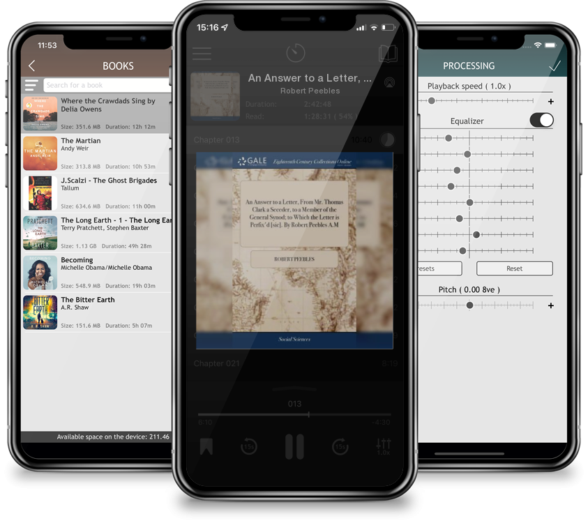 Audiobook An Answer to a Letter, from Mr. Thomas Clark a Seceder, to a Member of the General Synod; To Which the Letter Is Perfix\'d [sic]. by Robert Peebles A.M by Robert Peebles