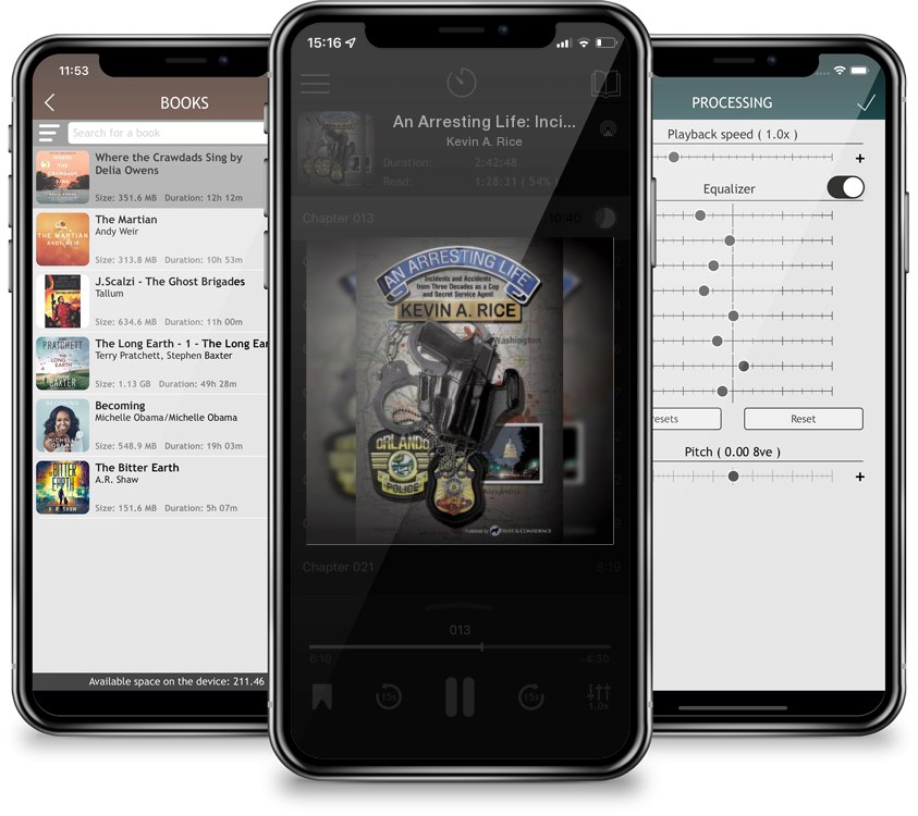 Audiobook An Arresting Life: Incidents and Accidents from Three Decades as a Cop and Secret Service Agent by Kevin A. Rice