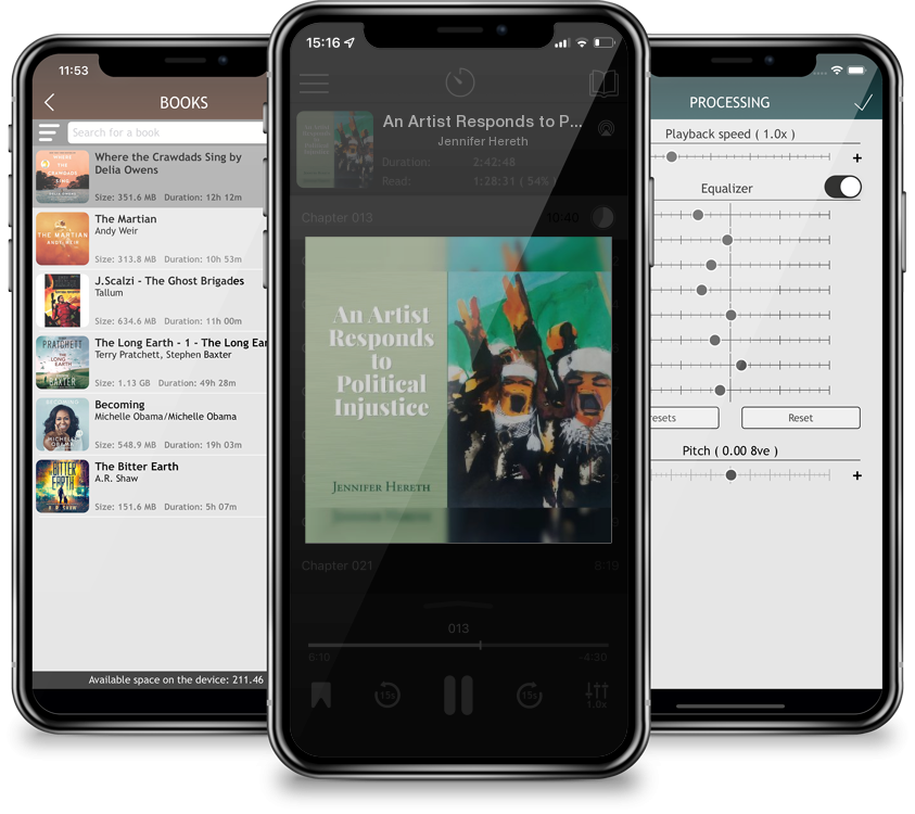 Audiobook An Artist Responds to Political Injustice by Jennifer Hereth
